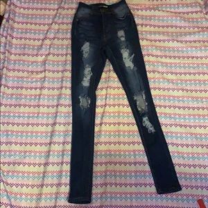 Dark wash Fashion Nova jean